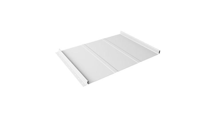 Кликфальц Line Grand Line 0.5 Satin с пленкой на замках RAL 9003 сигнальный белый