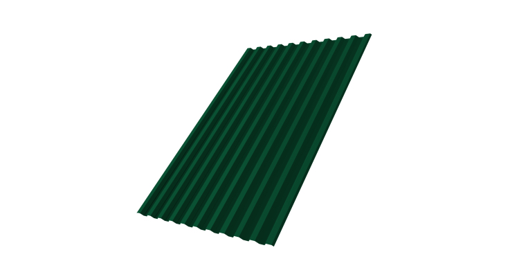 Профнастил С21R 0,45 Drap RAL 6005 зеленый мох