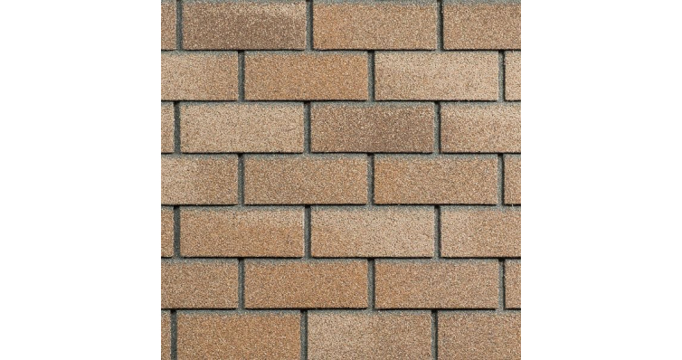 ТЕХНОНИКОЛЬ HAUBERK фасадная плитка, Песчаный кирпич (2 м² в упаковке)