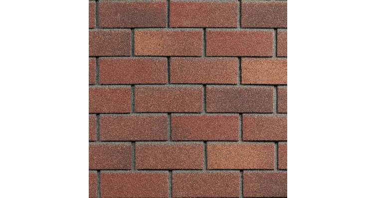 ТЕХНОНИКОЛЬ HAUBERK фасадная плитка, Терракотовый кирпич (2 м² в упаковке)