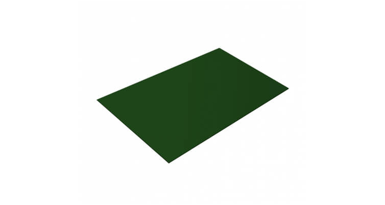 Плоский лист 0.45 Drap RAL 6005 зеленый мох