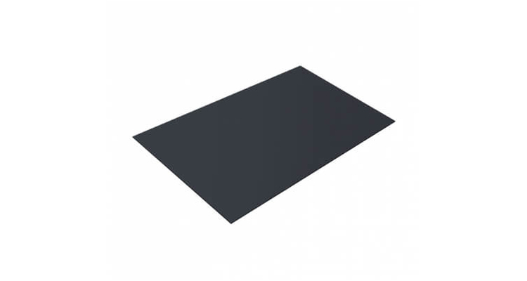 Плоский лист 0.45 Drap с пленкой RAL 7024 мокрый асфальт