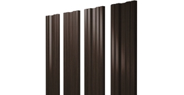 Штакетник Twin с прямым резом 0,45 Print Elite Coffee Wood TwinColor