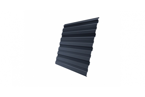 Профнастил С10R 0.45 PE-Double RAL 7024 мокрый асфальт