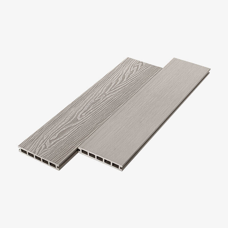 Террасная доска ДПК пустотелая UnoDeck Vintage 150×24 мм цвет серый 3м