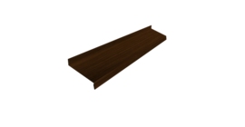 Отлив простой 150 0,45 Print Elite Choco Wood TwinColor (2м)