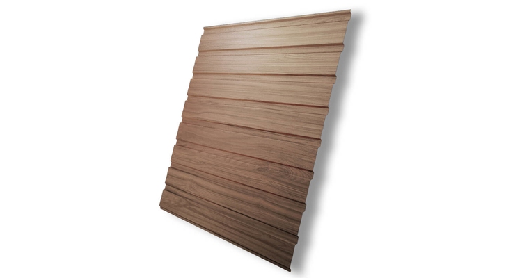 Профнастил С10В 0.45 Print Elite Honey Wood TwinColor