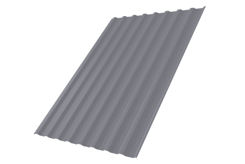 Профнастил С20В 0,4 PE RAL 7004 сигнальный серый