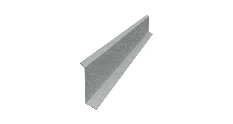 Планка примыкания в штробу 60 0,7 Zn (2м)