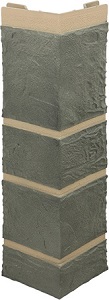 Наружный угол Камень (серый) АП 110*460*30 (уп-ка 10 шт.)