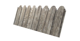 Профнастил С10B фигурный 0,45 Print Elite с пленкой Nordic Wood TwinColor