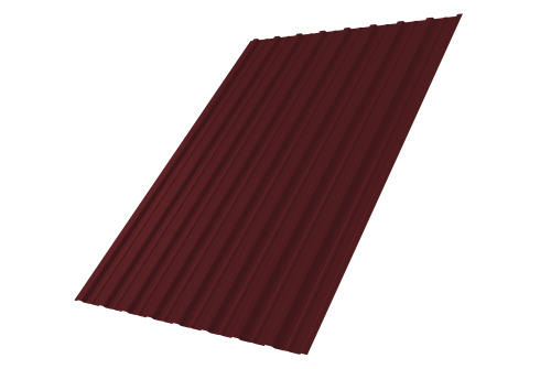 Профнастил С10A 0,4 PE RAL 3005 красное вино