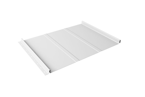 Кликфальц Line Grand Line 0.45 Drap TX с пленкой на замках RAL 9003 сигнальный белый