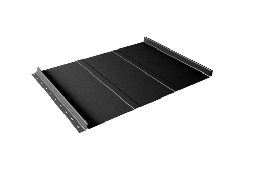Кликфальц Line Grand Line 0.45 Drap TX с пленкой на замках RAL 9005 черный