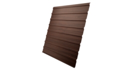 Профнастил С10A 0,45 Print Elite Choco Wood TwinColor