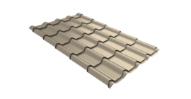 Профиль волновой камея 0,45 Drap TX RAL 1015 светлая слоновая кость