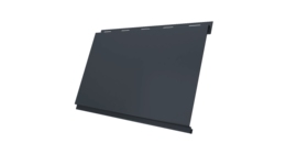Вертикаль 0,2 classic 0.45 Drap TwinColor с пленкой RAL 7024 мокрый асфальт