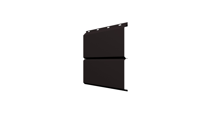 ЭкоБрус 0,345 GL 0.45 Drap-double TX с пленкой RAL 9005 черный