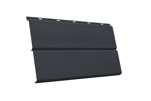 ЭкоБрус 3D 0,345 GL 0.45 Drap с пленкой RAL 7024 мокрый асфальт
