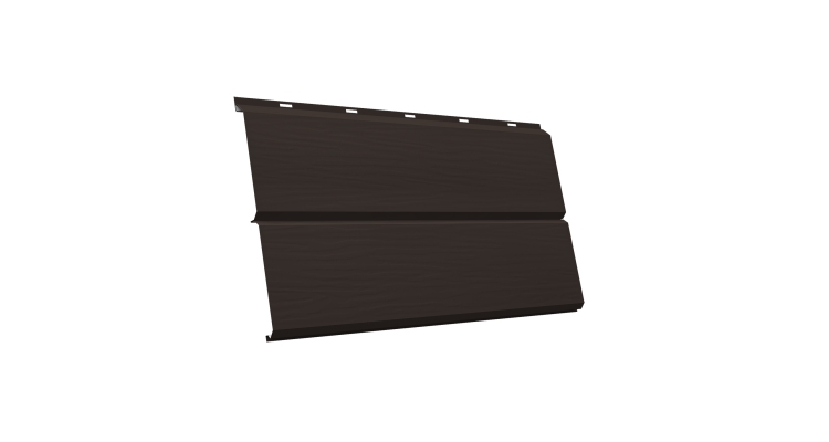 ЭкоБрус 3D 0,345 GL 0.45 Drap с пленкой RR 32 темно-коричневый