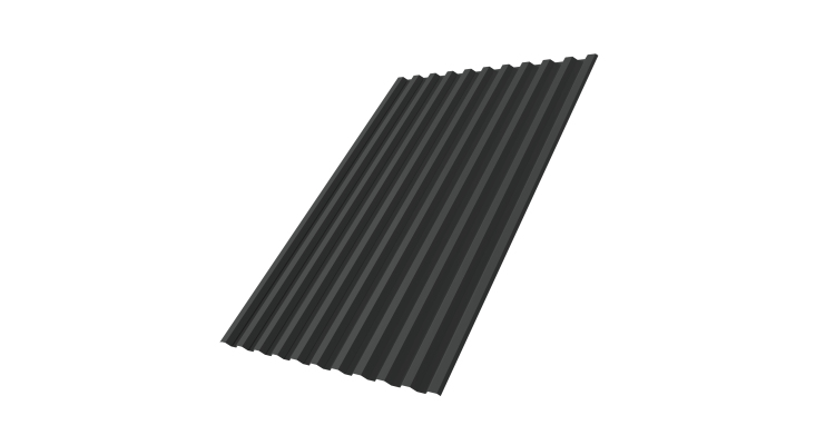 Профнастил С21R 0,45 Drap TR RAL 7016 антрацитово-серый