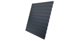 Профнастил С8A 0,45 Drap TwinColor RAL 7024 мокрый асфальт