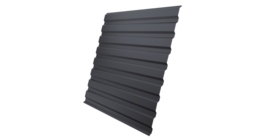 Профнастил С20A 0,45 Drap TwinColor RAL 7024 мокрый асфальт