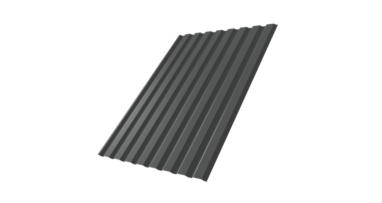 Профнастил С20A 0,5 Velur X RAL 7016 антрацитово-серый