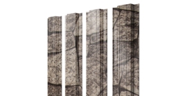 Штакетник Прямоугольный с прямым резом 0,45 Print Elite King Stone TwinColor