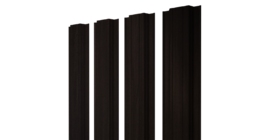 Штакетник Прямоугольный с прямым резом 0,45 Print Elite Coffee Wood Blesk TwinColor
