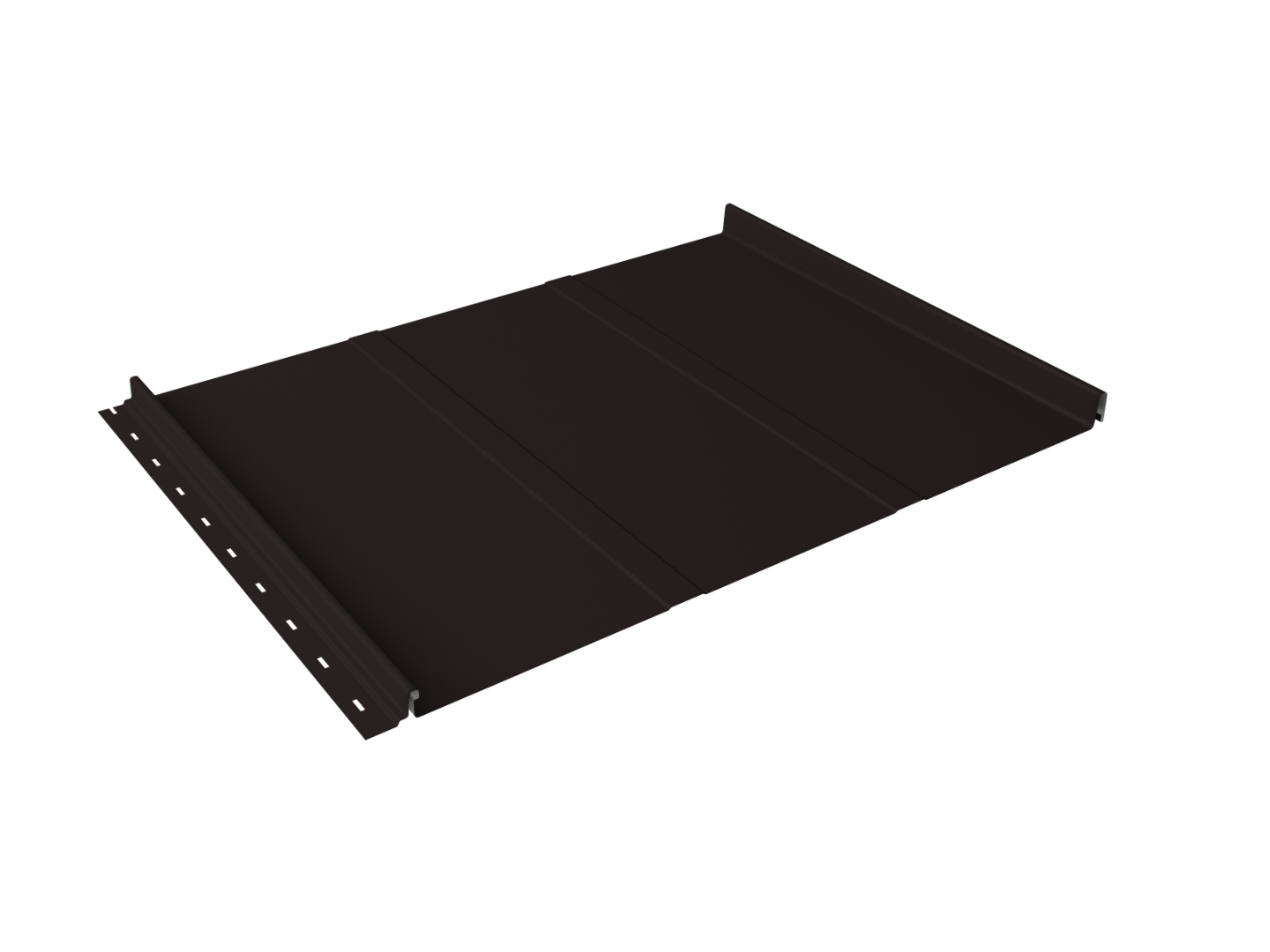 Кликфальц Line Grand Line 0.45 Drap TR с пленкой на замках RAL 9005 черный