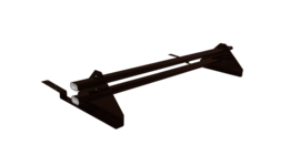 Снегозадержатель трубчатый для композитной черепицы Roman RAL 8019 (1м)