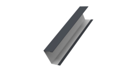 Крышка жалюзи Milan,Tokyo 0,5 Drap RAL 7024 мокрый асфальт (3м)