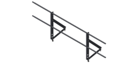 Ограждение кровельное Optima 0,65х2м RAL 7024