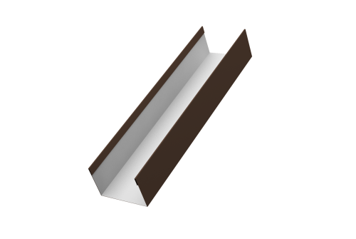 Стойка жалюзи Milan,Tokyo 0,5 Drap RAL 8017 шоколад (2,5м)